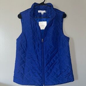 Croft & Barrow Women’s Blue Puffy Vest